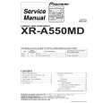 PIONEER XR-A550MD/KUCXJ Manual de Servicio