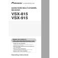 PIONEER VSX-915 Manual de Usuario