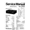 TECHNICS RSTR555 Service Manual