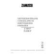 ZANUSSI Z2130F Owners Manual