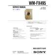 SONY WMFX495 Instrukcja Serwisowa