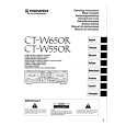 PIONEER CT-W650R Owners Manual