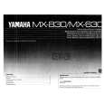 YAMAHA MX-830 Instrukcja Obsługi