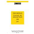 ZANUSSI Z41XP-N Owners Manual