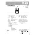 SONY FD-42A Service Manual