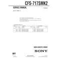 SONY CFS-717SMK2 Catálogo de piezas