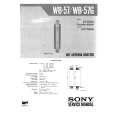 SONY WB57/G Service Manual
