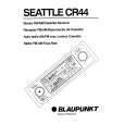 BLAUPUNKT SEATTLE CR44 Manual de Usuario