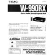 TEAC W990RX Owners Manual