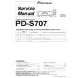 PIONEER PD-S707/HPW Instrukcja Serwisowa