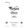 WHIRLPOOL CGP2761KQ2 Parts Catalog