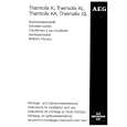 AEG THERMOFIXK Owners Manual