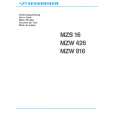 SENNHEISER MZS 16 MZW 426 MZW 816 Manual de Usuario