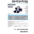 SONY DCRPC101 Service Manual