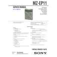 SONY MZEP11 Service Manual