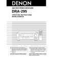 DENON DRA295 Owners Manual