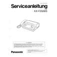 PANASONIC KXF2500G Instrukcja Serwisowa