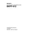 SONY BKPF-012 Service Manual