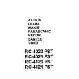 AXXION RC-4020PST Instrukcja Serwisowa