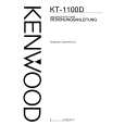 KENWOOD KT-1100D Manual de Usuario