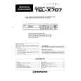 PIONEER TEL-X707(BK)/KU Owners Manual