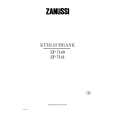 ZANUSSI ZP7141 Owners Manual
