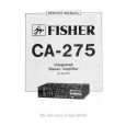 FISHER CA-275 Service Manual