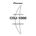 PIONEER CDJ-1000/KUC Owners Manual
