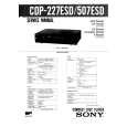SONY CDP507ESD Service Manual