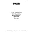 ZANUSSI ZUD5120 Owners Manual
