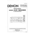 DENON AVR-1803 Service Manual