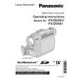 PANASONIC PVDV401D Owners Manual