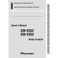 PIONEER GM-X552 Service Manual