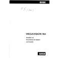 WEGA WEGAVISION762 Service Manual