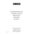 ZANUSSI ZI6120F Owners Manual ZANUSSI ZI6120F Owners Manual