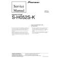 PIONEER S-H052S-K Manual de Servicio