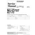 PIONEER MJ-D707/KU Service Manual