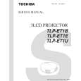 TOSHIBA TLPET1U Instrukcja Serwisowa