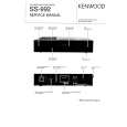 KENWOOD SS-992 Instrukcja Serwisowa