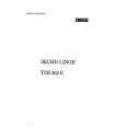 ZANUSSI TDS363E Owners Manual