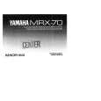YAMAHA MRX-70 Manual de Usuario