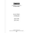 ZANUSSI ZCE640W Owners Manual