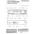 KENWOOD DVS700 Service Manual
