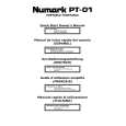 NUMARK PT-01 Owners Manual