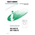 TRICITY BENDIX AW1000W Manual de Usuario