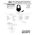SONY MDRP1EX Service Manual