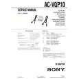 SONY ACVQP10 Service Manual