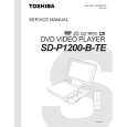 TOSHIBA SD-P1200-B-TE Instrukcja Serwisowa