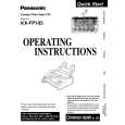 PANASONIC KXFP105 Manual de Usuario