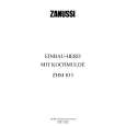 ZANUSSI ZHM833IWA Owners Manual
